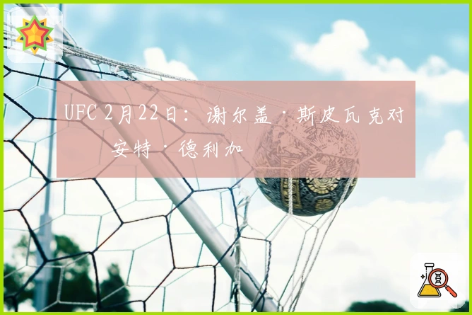 UFC 2月22日:谢尔盖·斯皮瓦克对决安特·德利加